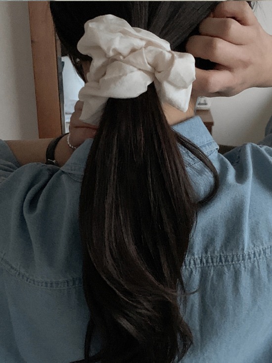 포슈 밴딩 머리끈 (2color)