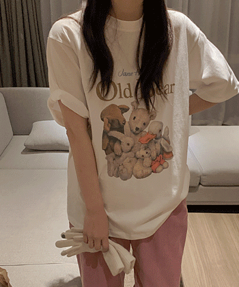 테디즈 코튼 티셔츠 (2color)