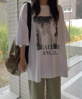 루시 나염 반팔 티셔츠 (3color)