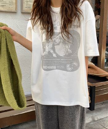 스페티 겉기모 반팔 티셔츠 (3color)