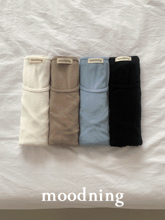 [무드닝] 소프트 여리핏 슬림 긴팔 티셔츠 (4color)