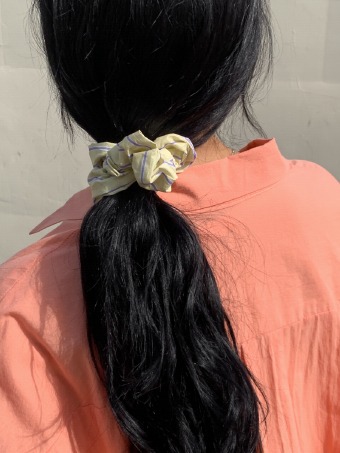 에이핀 스트라이프 밴딩 머리끈 (2color)