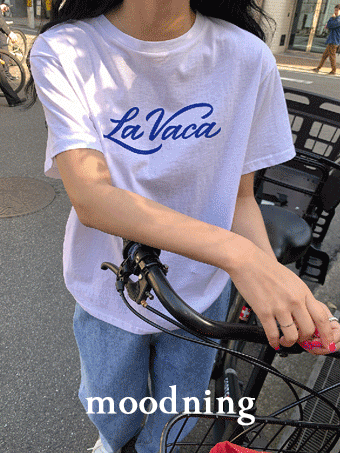 [무드닝] 라바카 반팔 티셔츠 (2color)