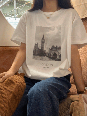브코넷 프린팅 티셔츠 (2color)