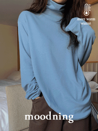 [겨울필수템ㅣ3천장판매][MADE] 코인드 베이직 터틀넥 티셔츠 (5color)